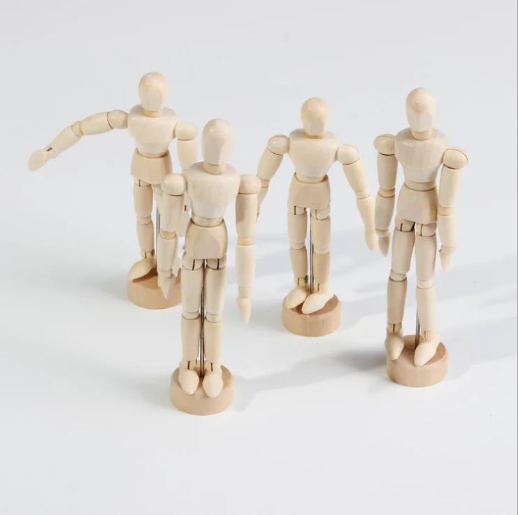 Cpatrick  12' Artists Wooden Manikin for home decoration