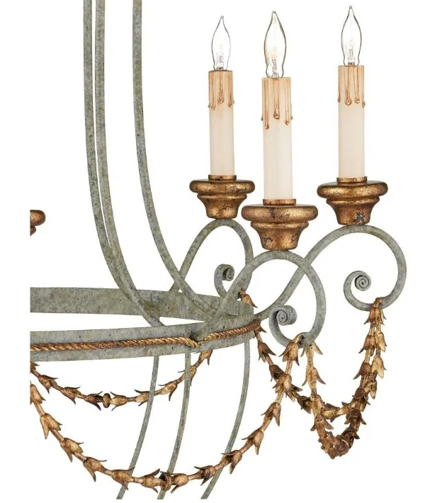 American country candle chandeliers lights living room dining room French bedroom villa clothing store gold loft lamps