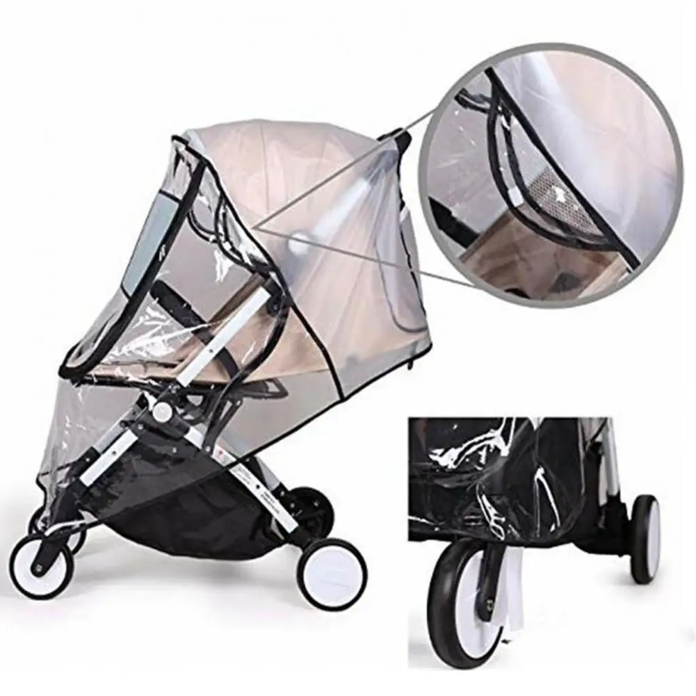 Hot Sale Waterproof Windproof Protection Baby Stroller Snow Rain Cover Shield Baby Stroller Cart Dust Rain Snow Cover Raincoat