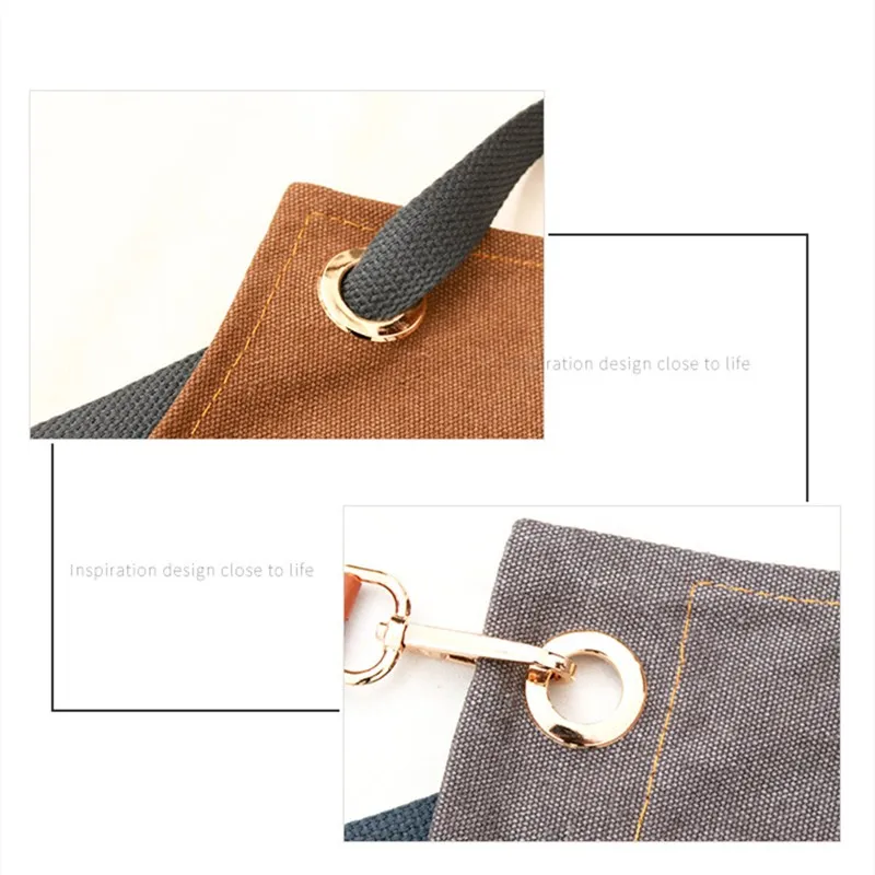 Custom Design Hairdresser Hairstylist Barber Apron Hair Cutting With Tool Pockets and Adjustable Straps For Men Women