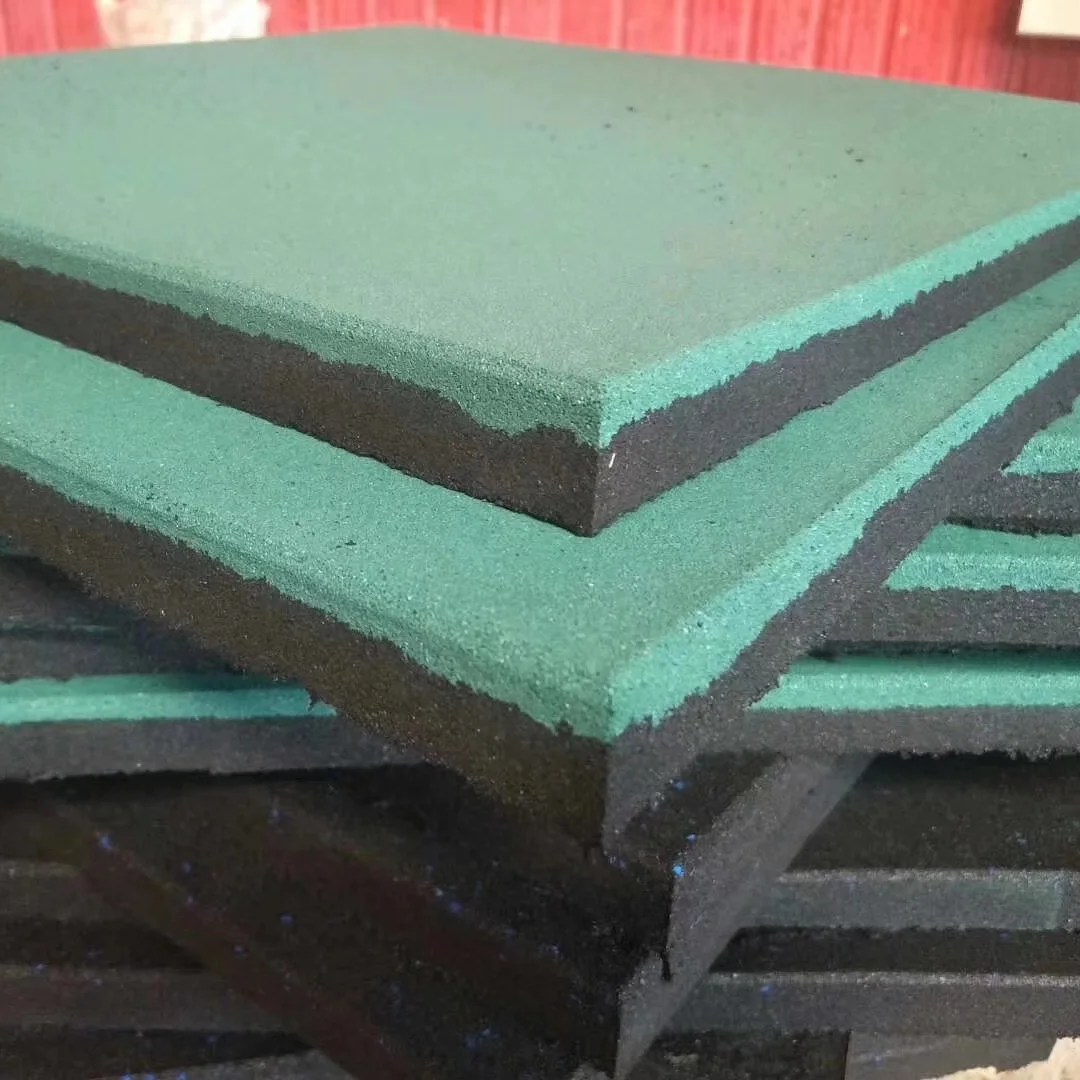 tile interlock floor soundproofing shock absorber safety play rubber tile mat