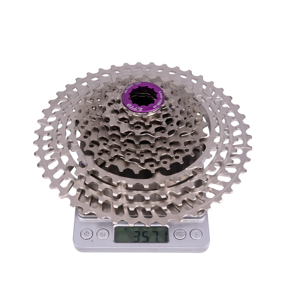 ZTTO 11 Speed 11-46T SLR 2 Bicycle Cassette HG Compatible 11s ultralight 46T CNC k7 For MTB GX X1 NX M8000 With 10 Speed Hub