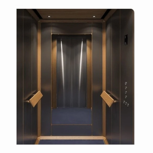 
Modern decorated passenger elevator 