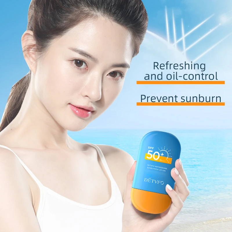Private Label Moisturizer Whitening Body Face Sunscreen Lotion Cream Korean Spf 50 Sunscreen