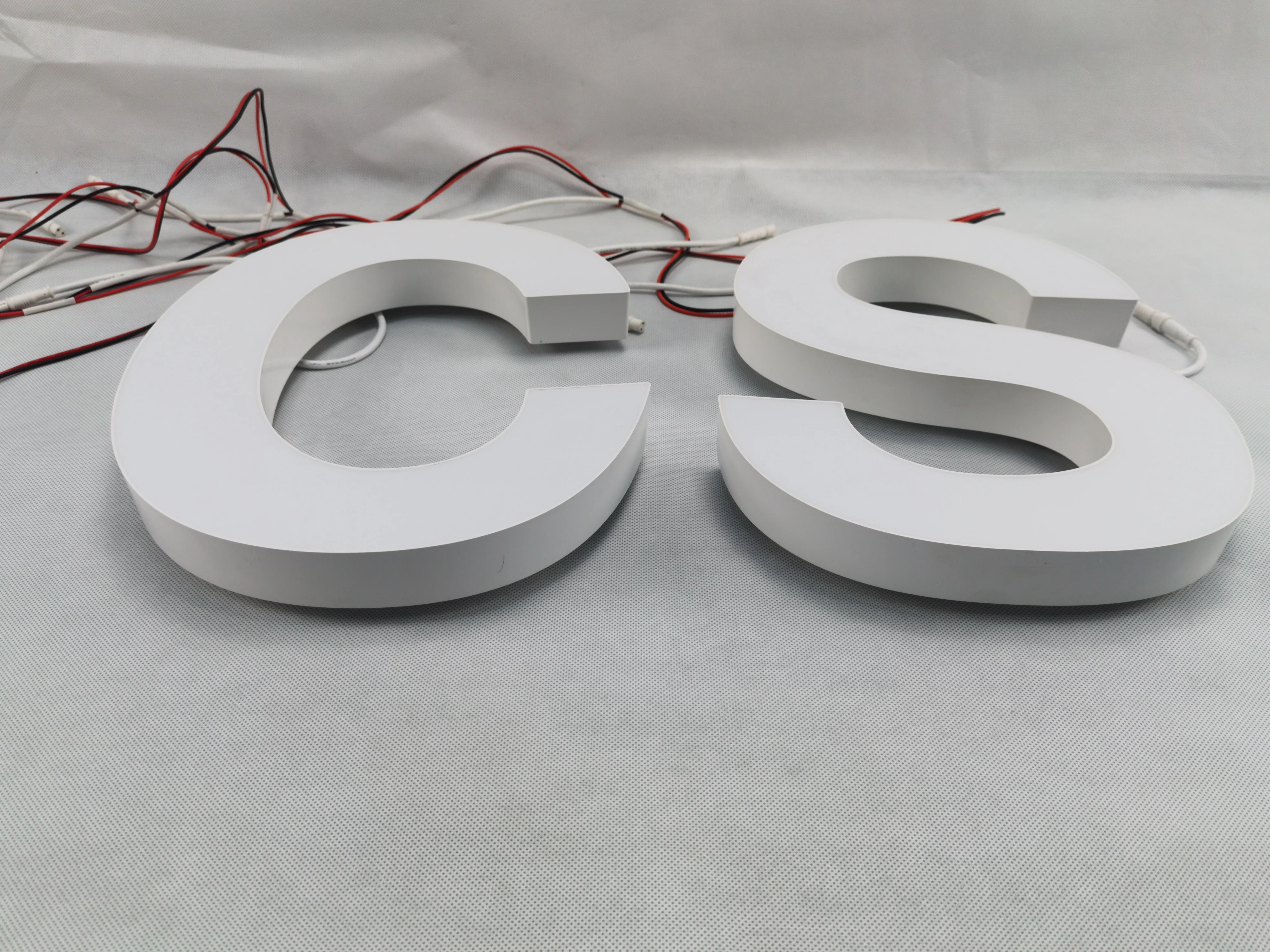 wall banners advertising acrylic fillable letters