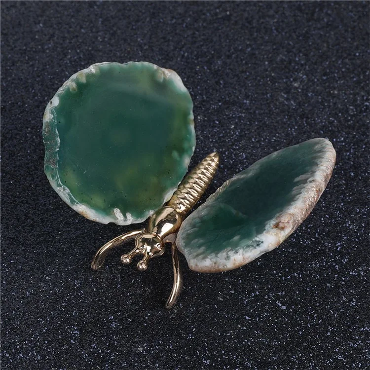 Wholesale  Natural Healing Crystals gemstone Stone Colorful Agate Butterfly For Gifts Home Decoration