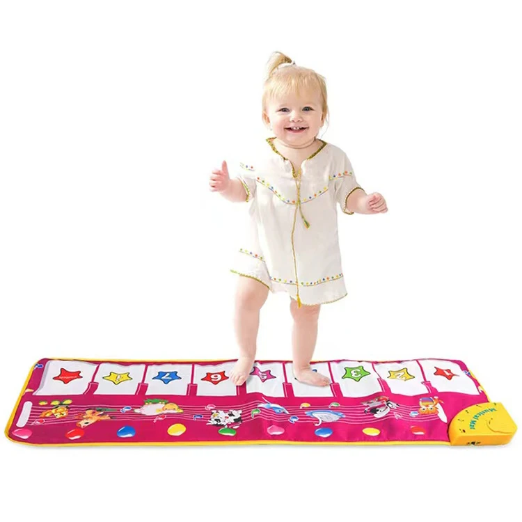 Kids Toddlers Piano Playmat Touch Play Game Toy Musical Rubber Baby Dance Mats for Sale