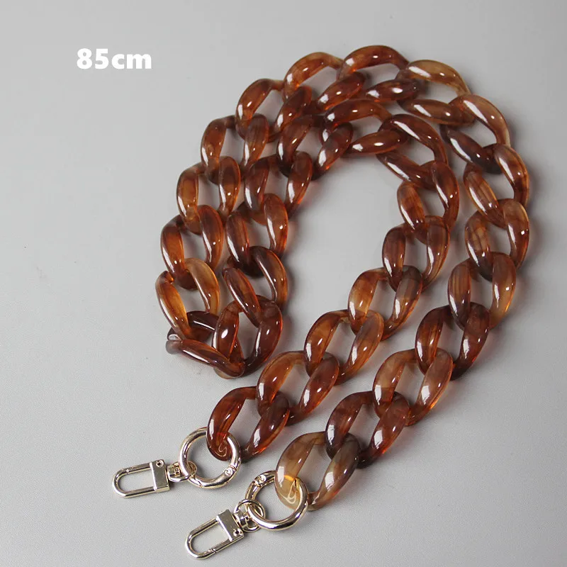 Acrylic Resin Chain Bag Strap for Handbags Women Gold Purse Chains