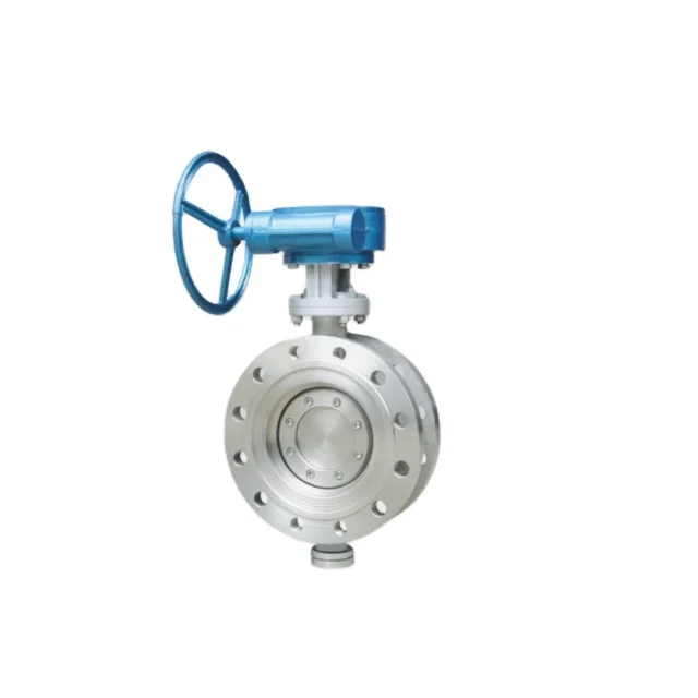 PN16 PN25 DN40-DN400 150LB 300LB 1 3/4-16 inch CF8 stainless steel metal hard seal butterfly valve