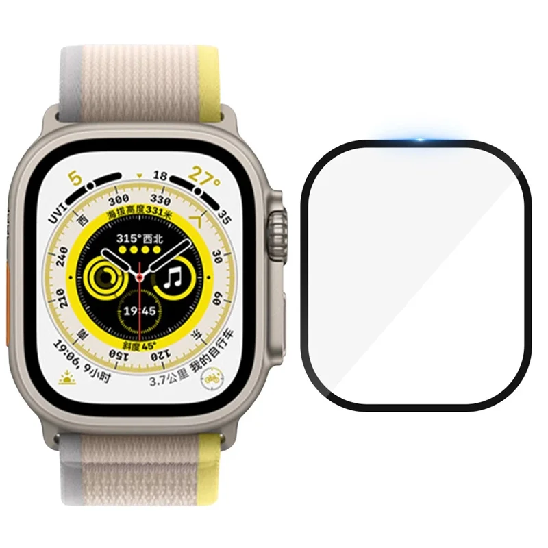 Аксессуары для смарт-часов Закаленное стекло протектор экрана для Apple Watch ультра 49 мм протектор экрана
