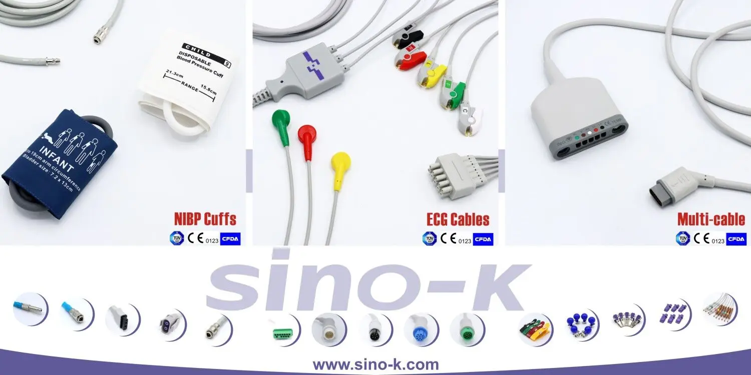 Compatible Bionet adult soft tip sensor,3 m,1pcs/bag