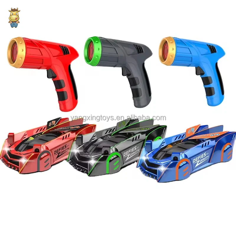 Infrared Laser Tracking Wall Climbing RC Car Remote Control Stunt Vehicle Toys