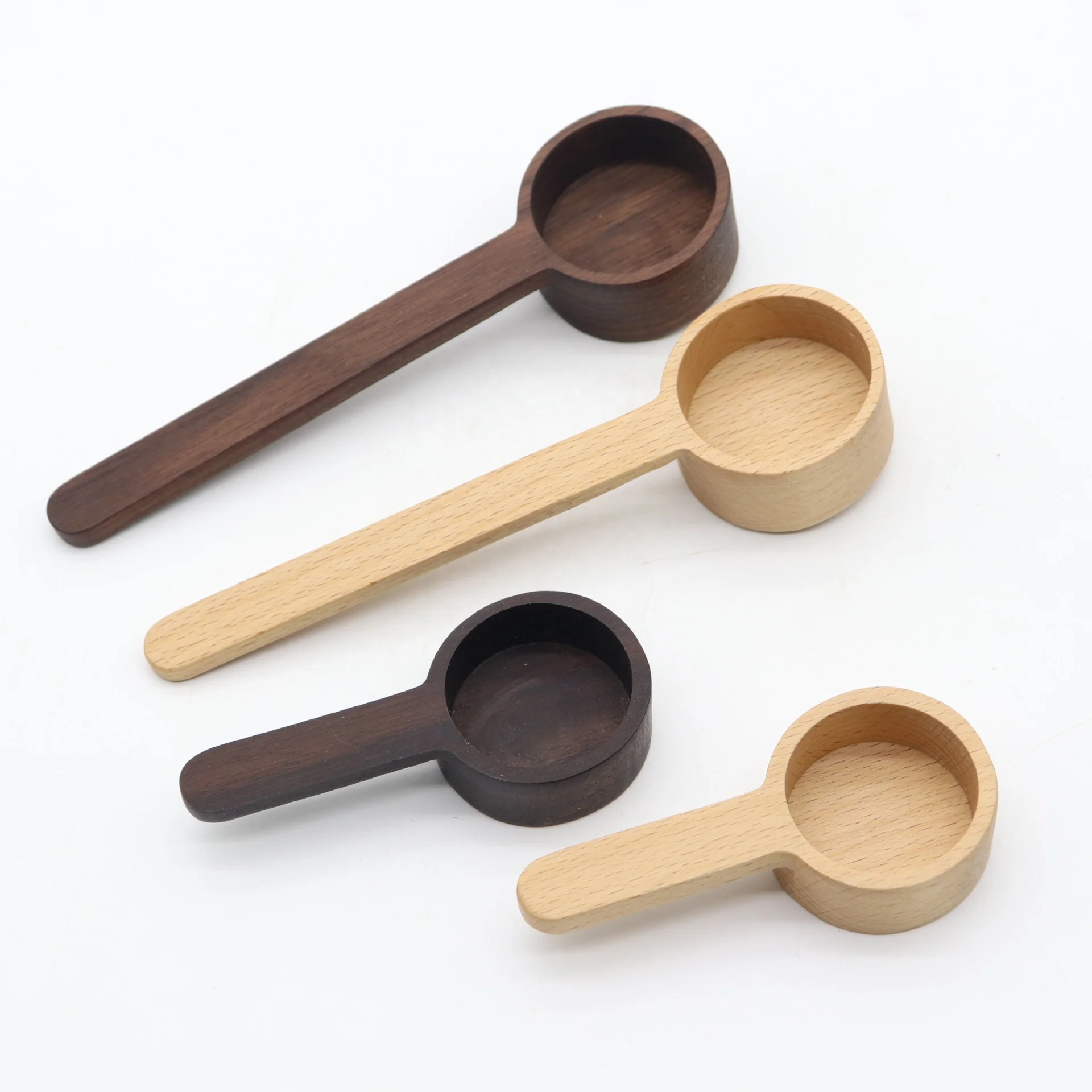Personalized Logo Wooden Scoops Bath Salt Spoon Candy Flour Measuring Spoon Tbsp Gift Souvenir Favor