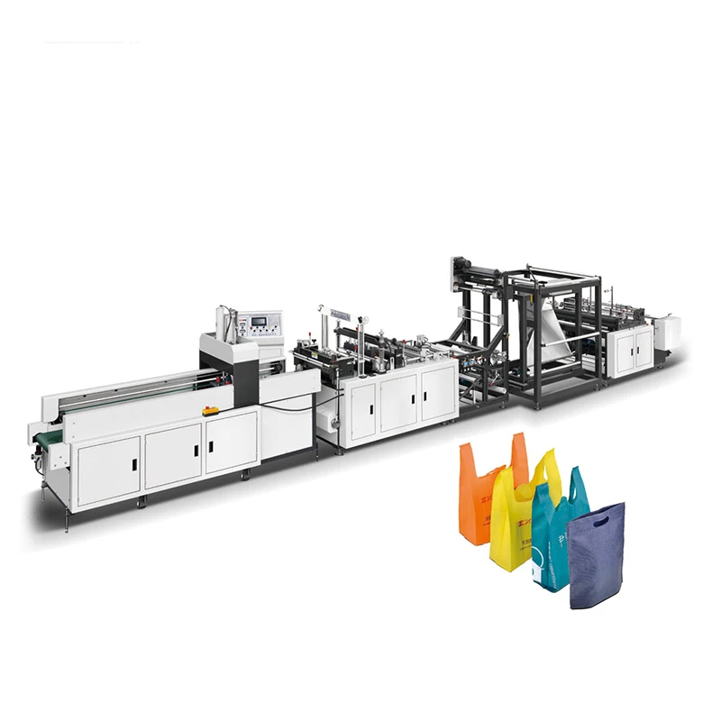 China manufacturer non woven fabric sealing and carry bag making machine