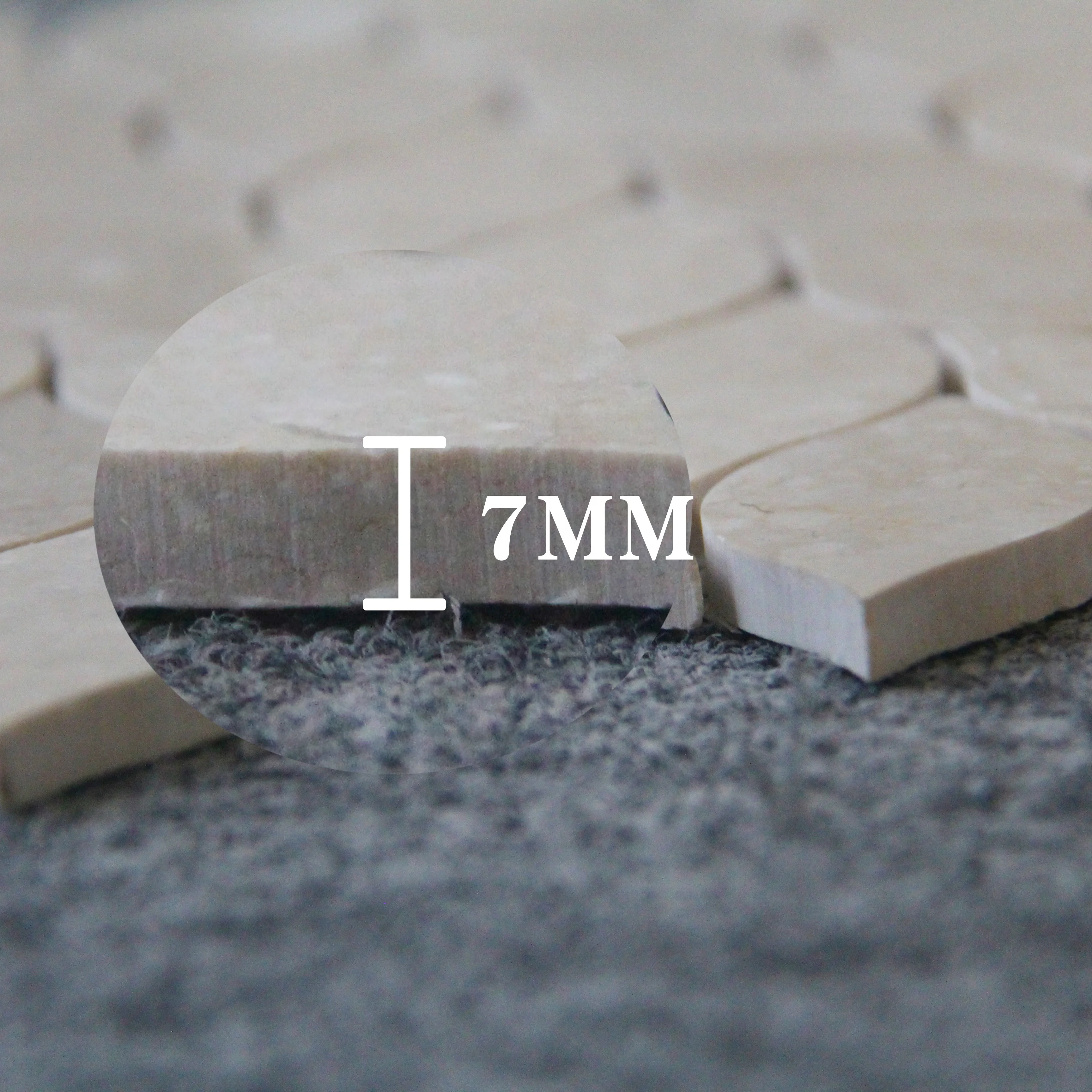 Factory Direct Supply Rectangle White Marble Mosaic for Floor Tiles