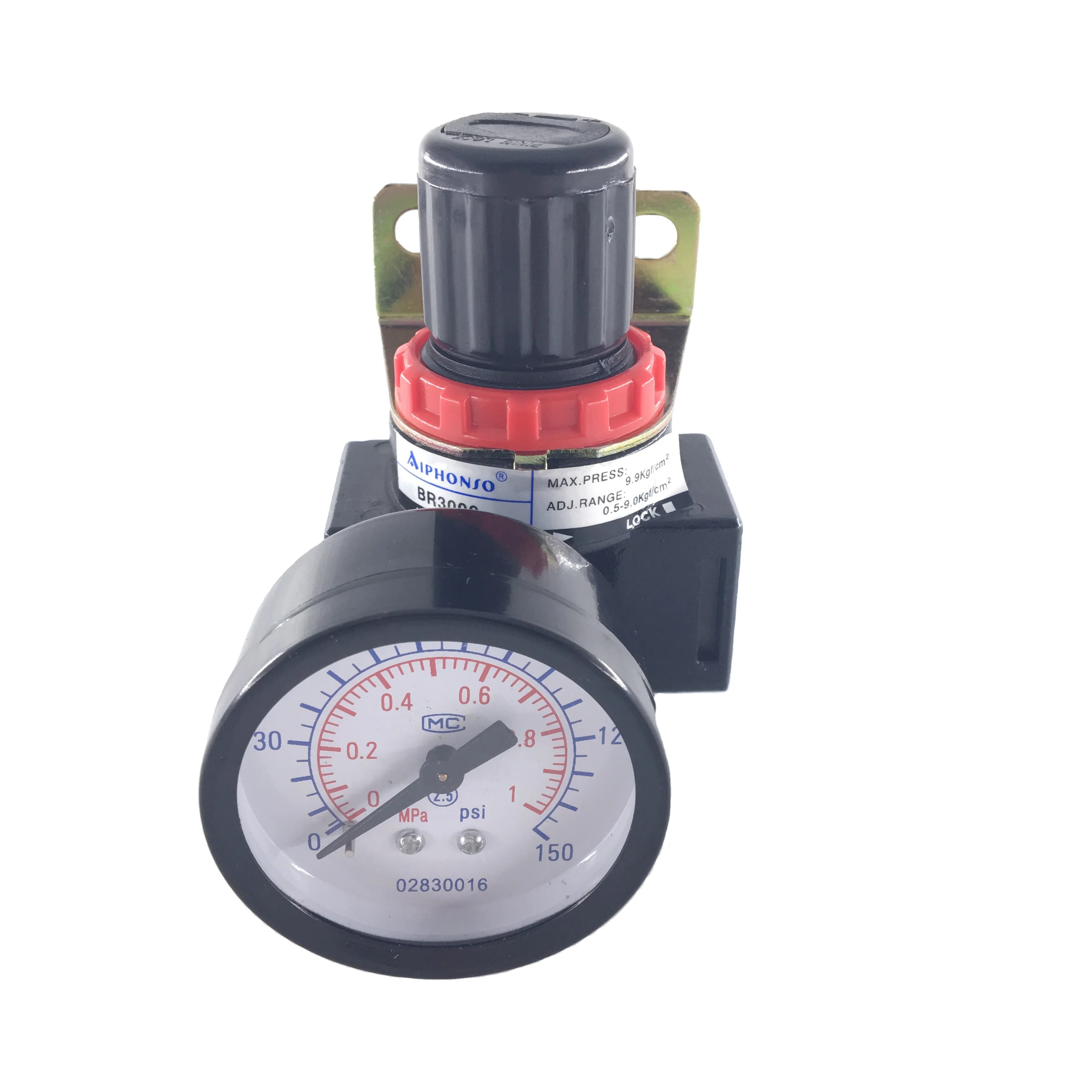 Airtac Type BR series 1/4 inch -1/2 Inch port size Air pressure regulator