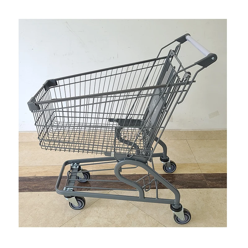 HMS 100 л металлическая продуктовая тележка с сиденьем от производителя, тележка для покупок