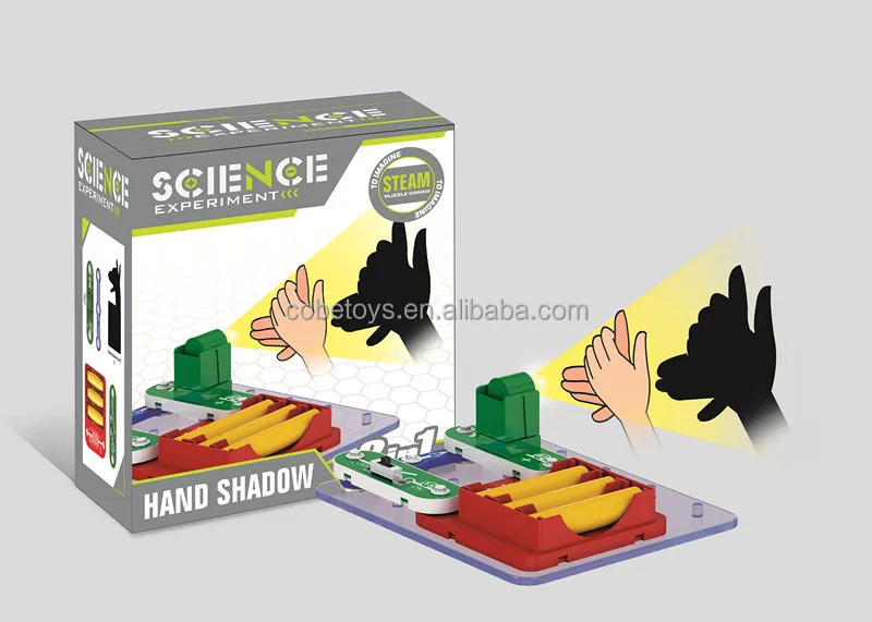 2021 Hot DIY Educational Scientific Toys Stem Learning Kits Hand Shadow Lamp Toy