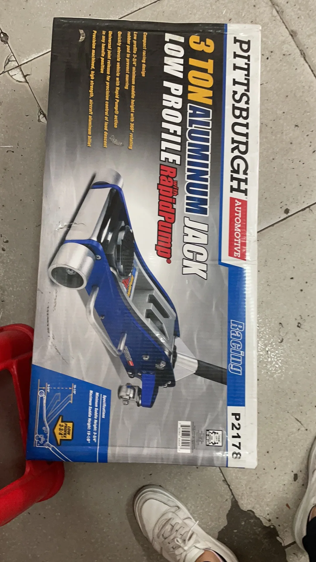  1.5T 2.5T 3T Heavy Duty Hydraulic Low Profile Floor Car Jack