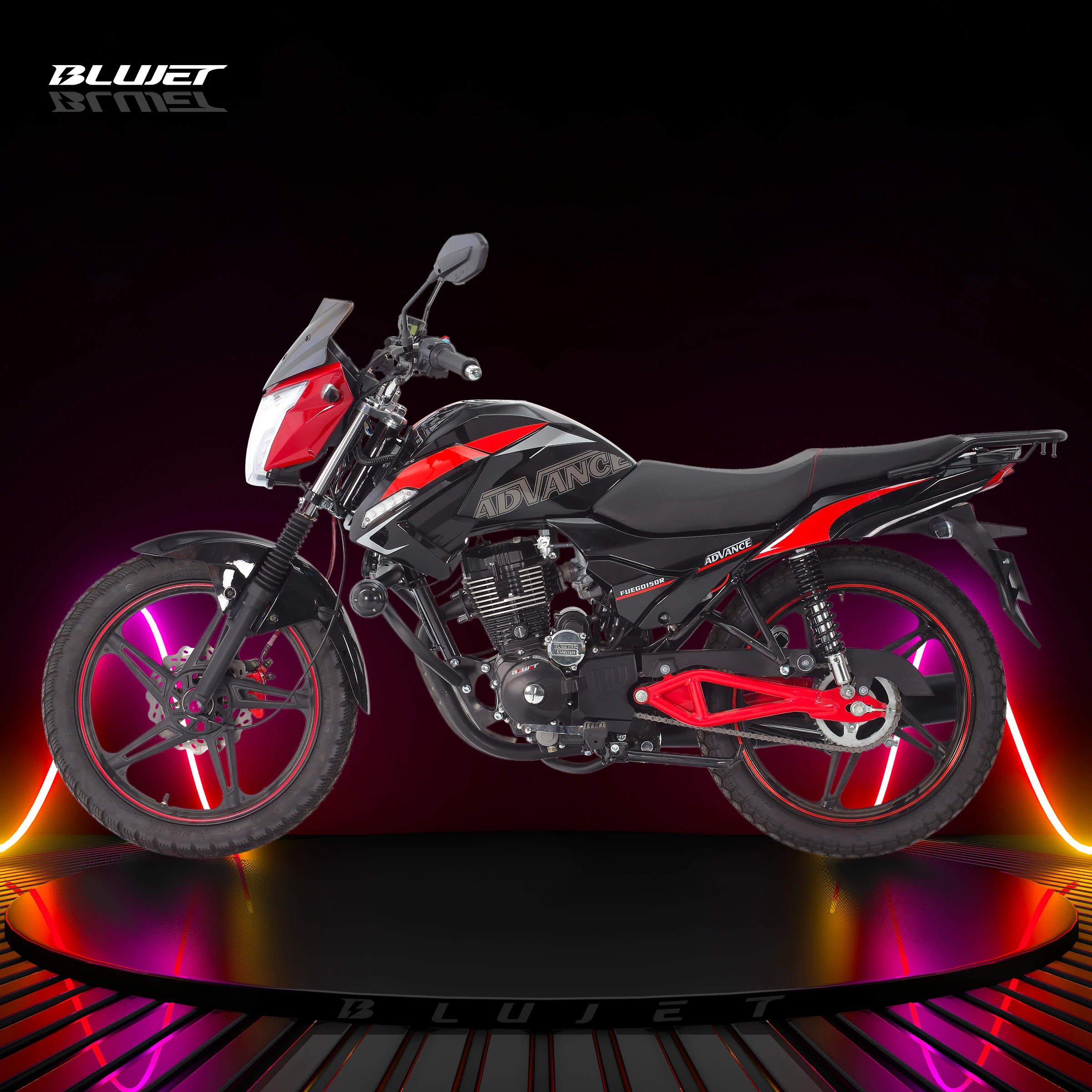 Bullet 150 cross  New 250cc street motorcycle push rod CG250 engine digital meter disc brake for Latin America market