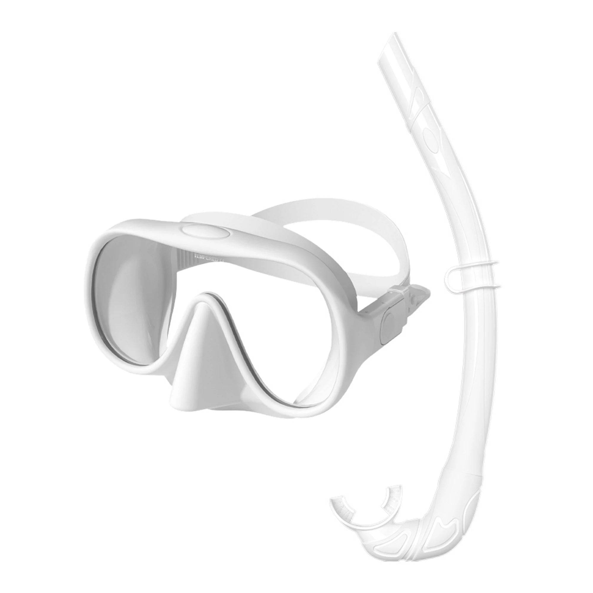 Hot Sale Snorkeling Mask Waterproof Silicone Diving Mask Freediving Goggles And Wet Snorkel Set