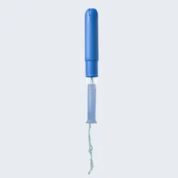 Comfortable disposable women vaginal use plastic applicator feminine tampons