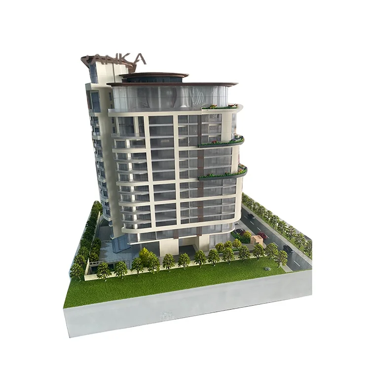 Miniature casa scale model design for construction real estate