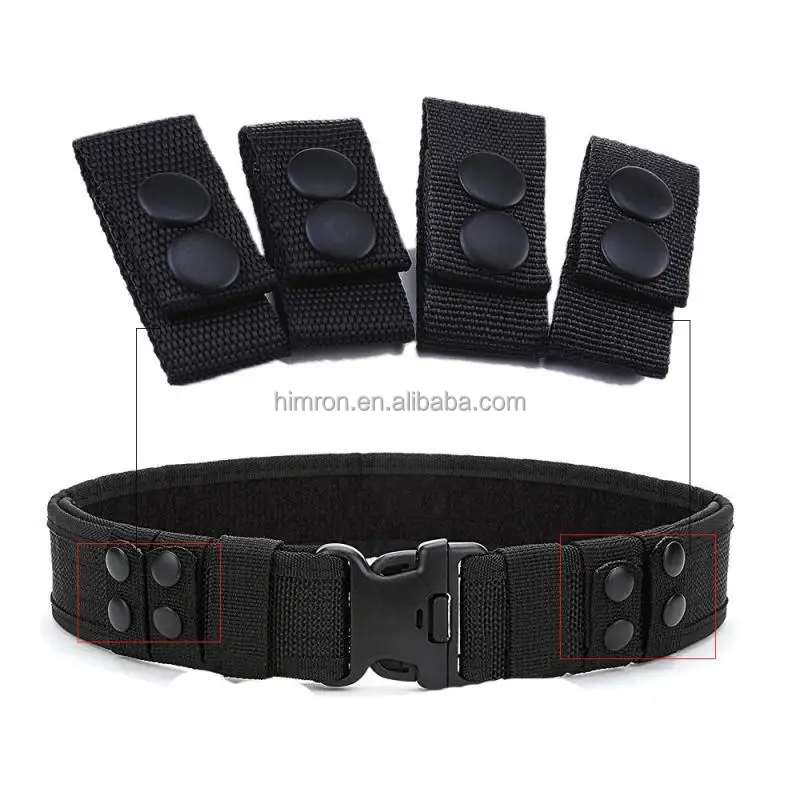 New Arrival Belt Buckle Heavy Duty Portable Webbing Strap Tactical Double Snap Nylon Belt Loop Keeper
