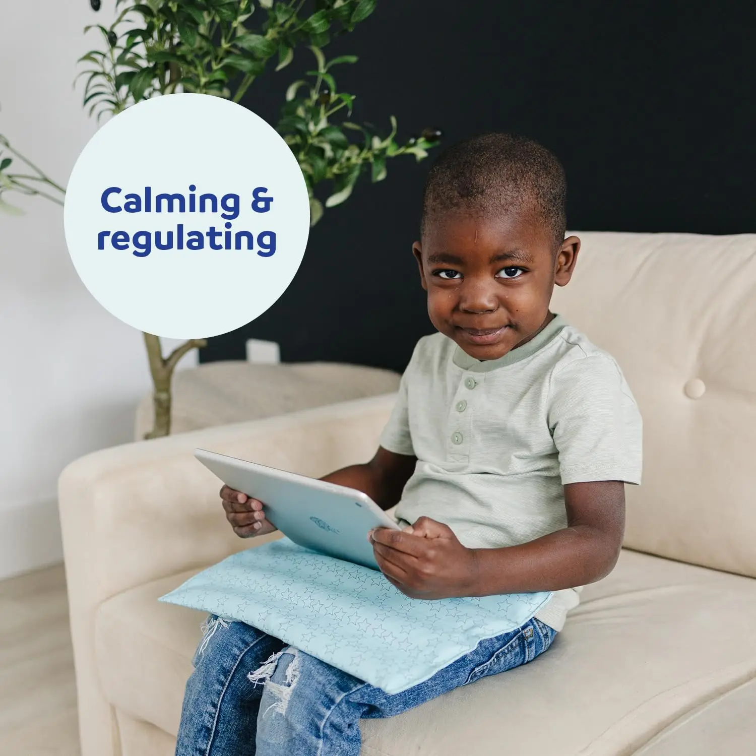 Relieves Stress Anxiety Therapy Integration Product Sewing Pattern Cotton Weighted Sensory Weighted Lap Pad For Autism Ahda