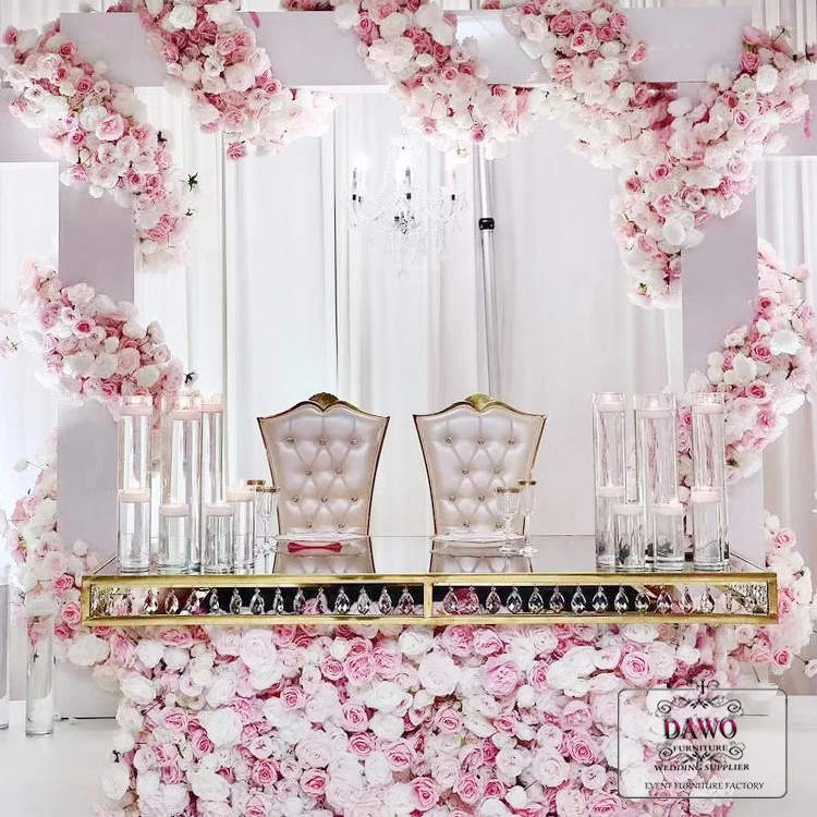 Fashion design stylish hotel lobby furniture stainless steel thron chairs king throne wedding