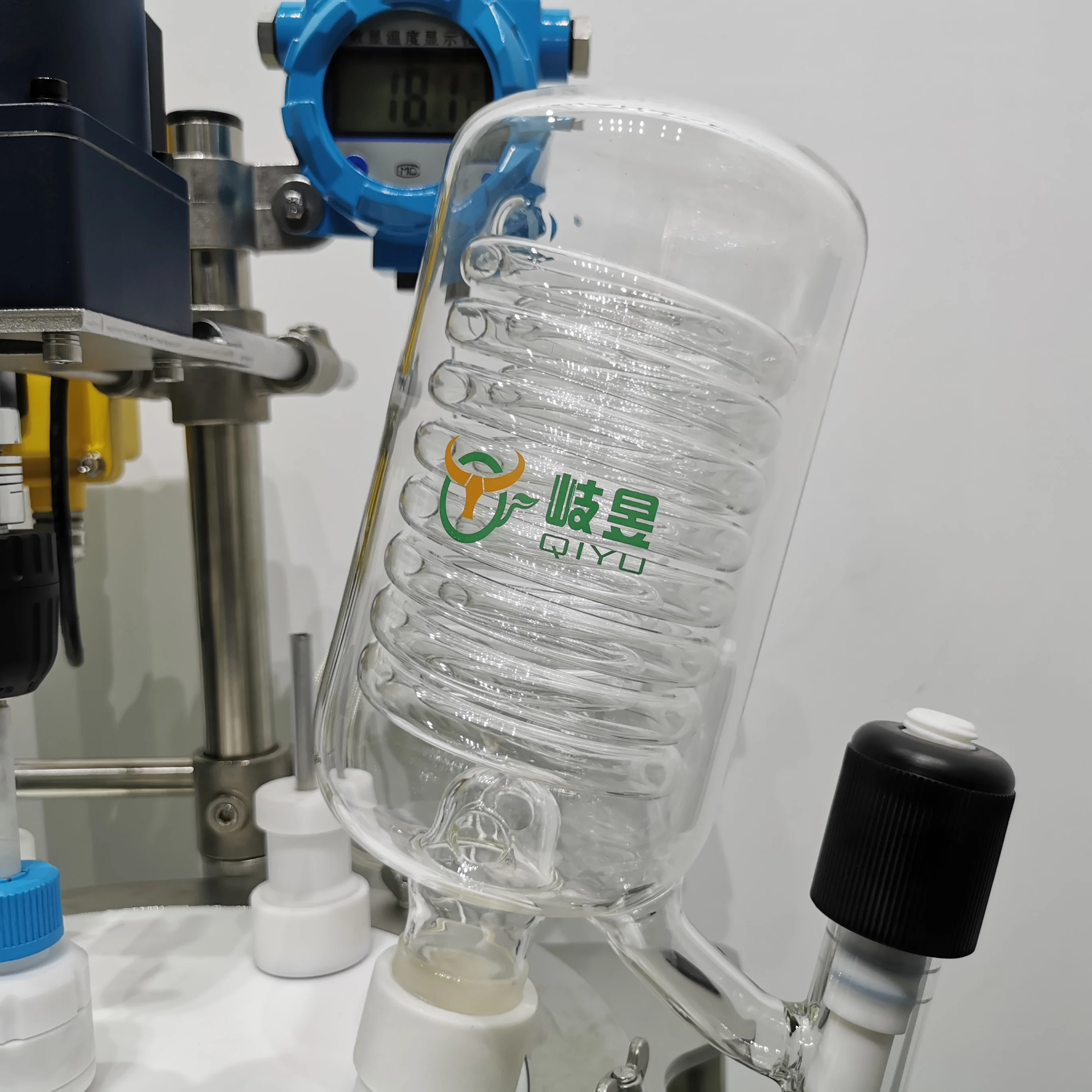 Best Quality  Glass Reactor Desktop  kettle 5L  10L  20L  50L  Customizable  Jacketed Pilot Plant Reactors