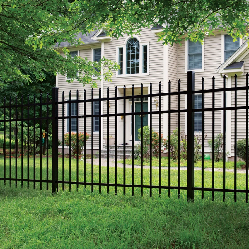 Hot Sell Cheap Wrought Iron Steel Fence Panel/ Aluminum Metal Picket Ornamental Fence