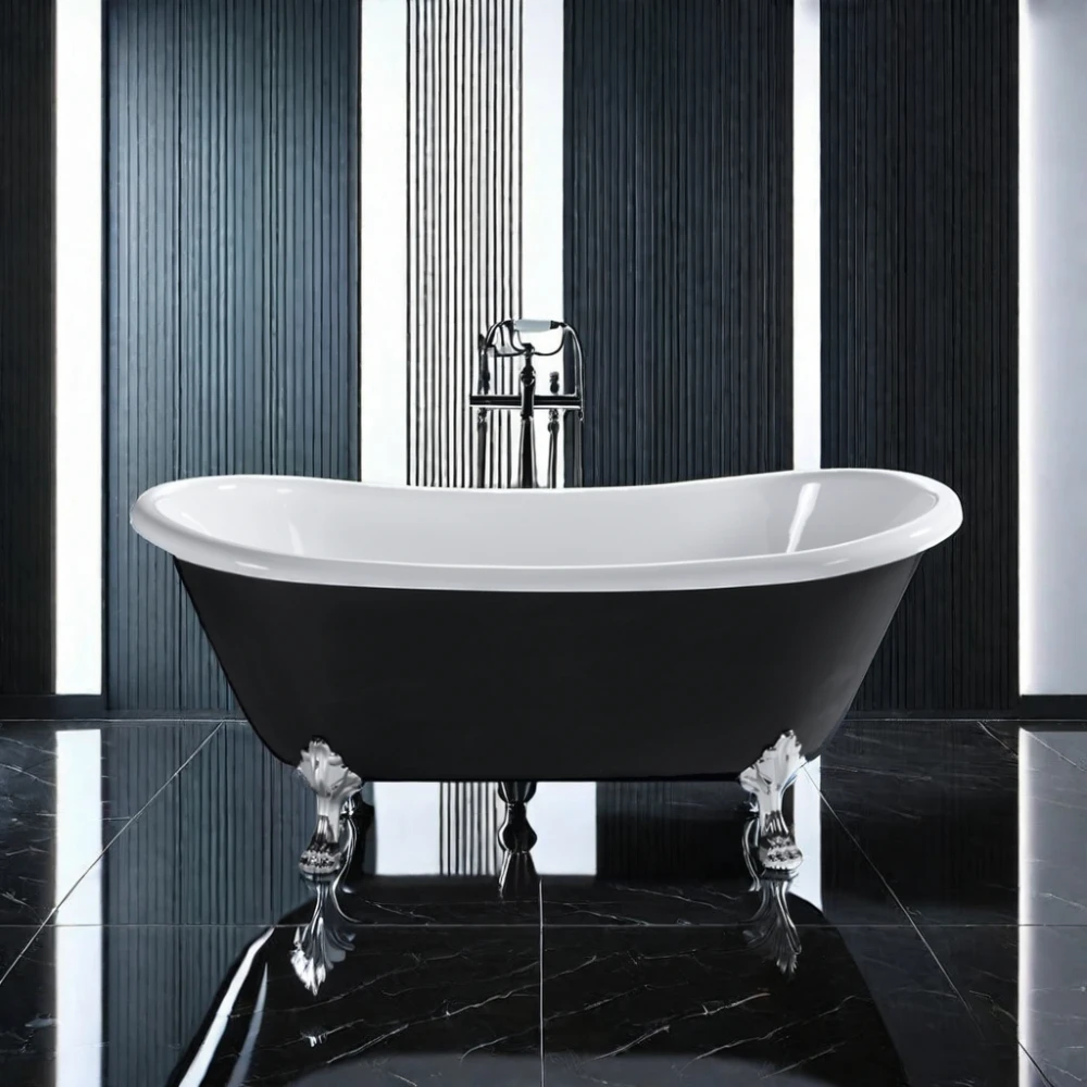Acrylic Paint The Bathroom Board Folding Deep Soaking Freestanding Baby Bath Tub Clawfoot Bathtub For Kids