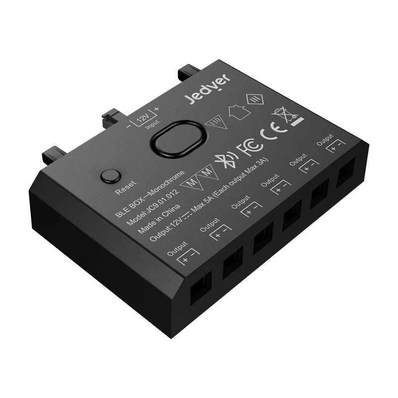 Jedver IC005 Monochromatic Synchronous 6-ports 12V BLE Smart Control Module
