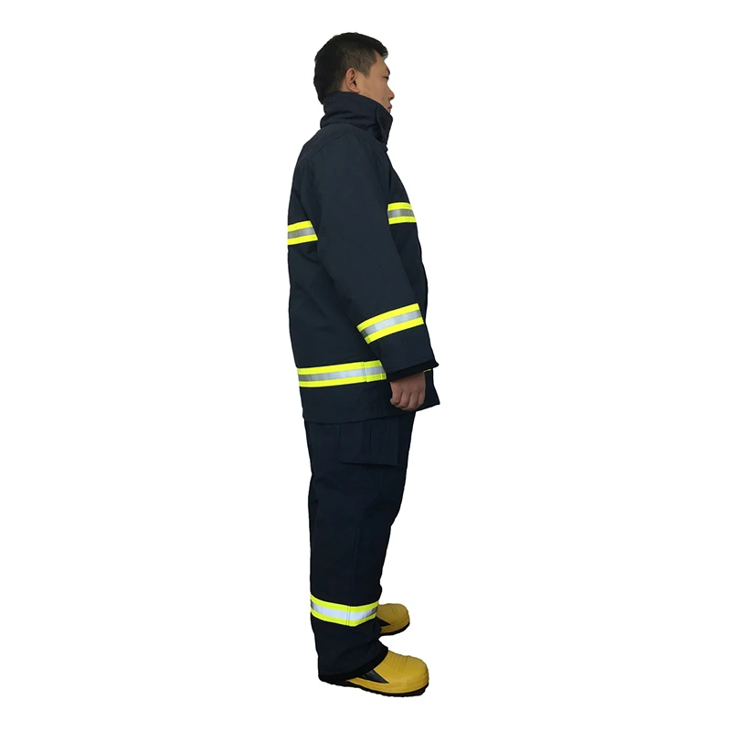 EN Met New Type Of Fire Suit For Fire Brigade In China Fireman Uniform