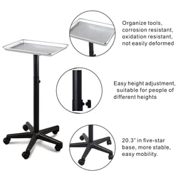 Most Popular modern salon trolley mobile tray trolley detachable tray