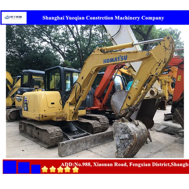USED KUMATSU PC56-7 CRAWLER EXCAVATOR IN GOOD CONDITION AND LOW PRICE HOT SALE