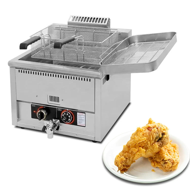 Hot selling commercial durable fryer machine, manufacturer of high capacity and high-quality electrical equipment for fryers