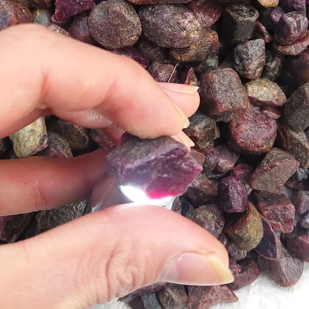 Hot sale natural Burma ruby stone wholesale high quality Burma ruby gemstone for processing jewelry