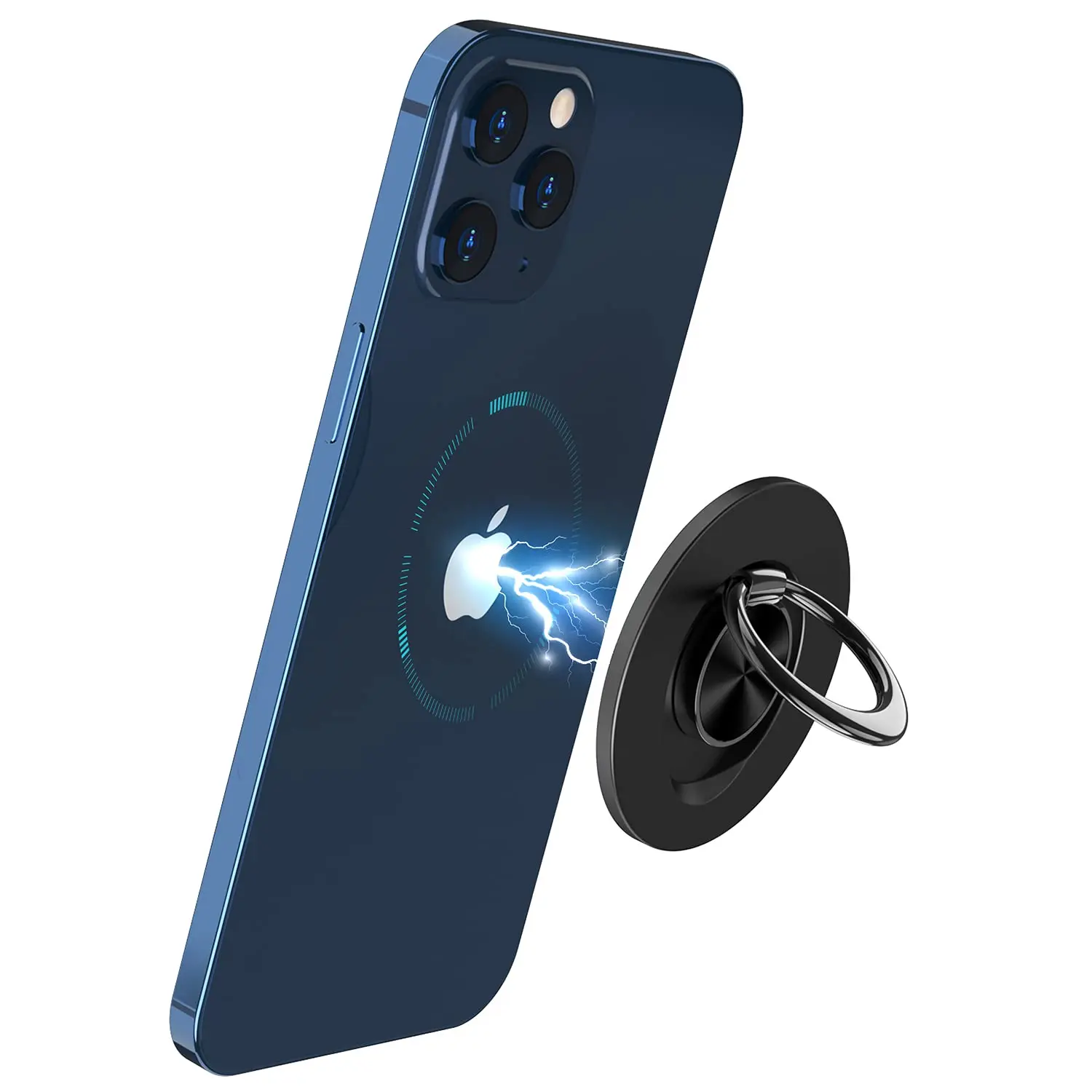 Магнитное кольцо-держатель для телефона, совместимое с Mag safe, вращение на 360 градусов, кольцо-держатель для iPhone 12 13 Mini Pro Max