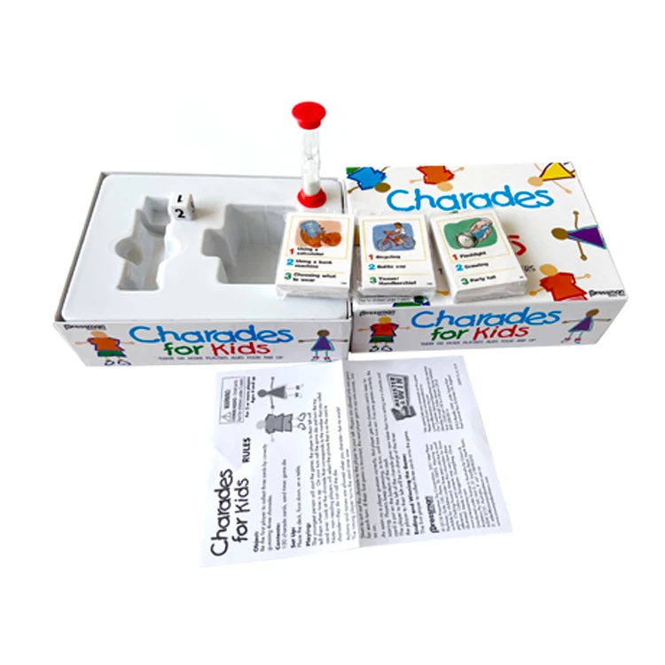 
Wholesale Chinese manufacturer IQ training interesting custom card games for kids 