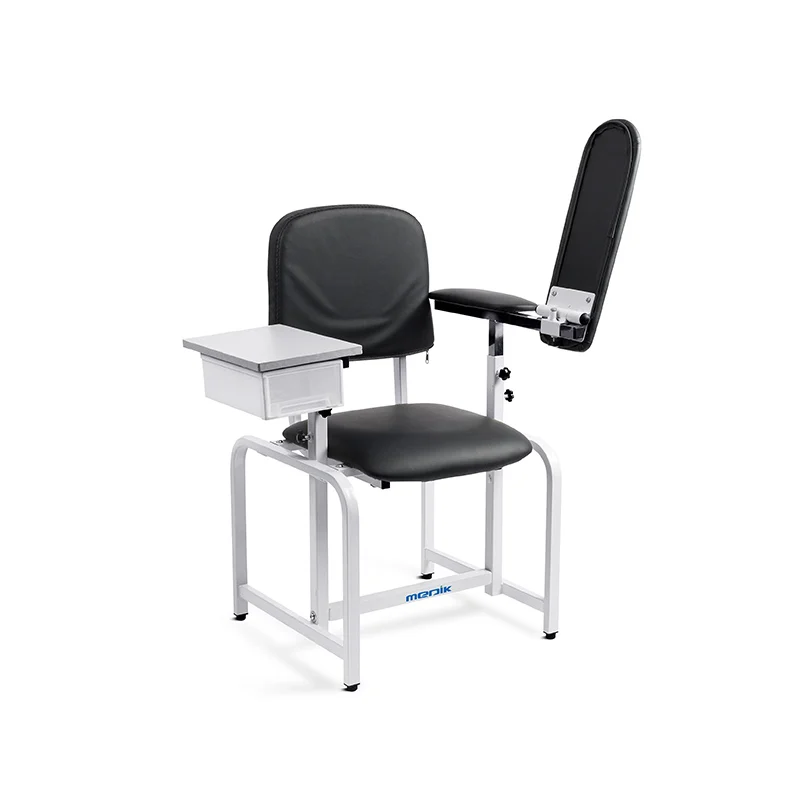 Medical Manual Phlebotomy Lab Chair With Adjustable Armrest