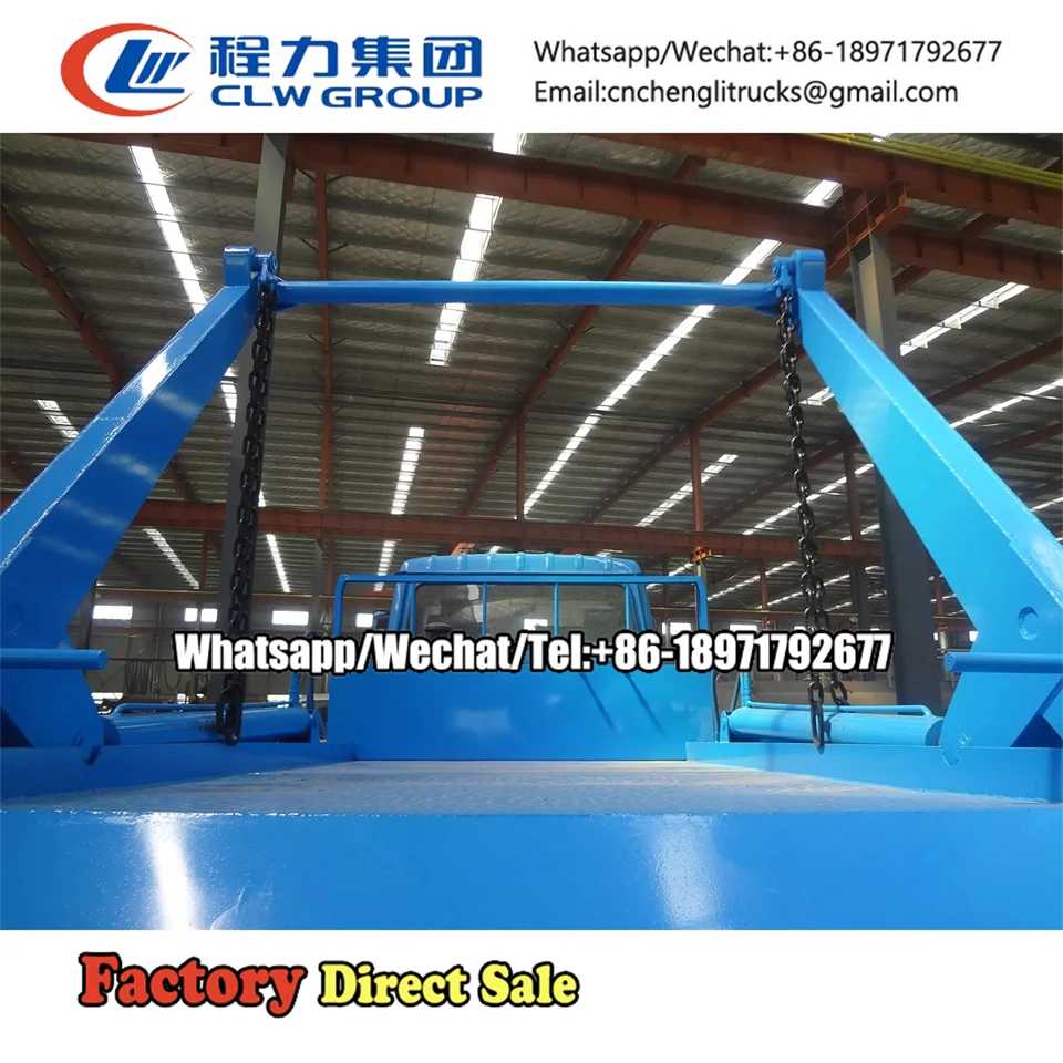 Cheap price Swing Arm Garbage Truck 4x2 hydraulic arm roll off container garbage truck for sale