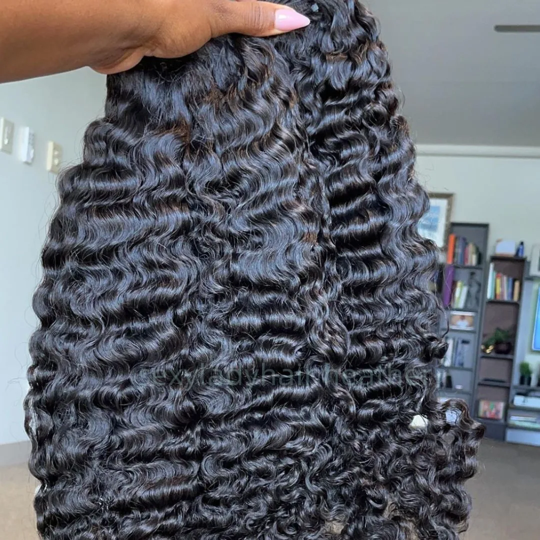 HD Full Lace Wigs Burmese curly Raw Virgin Human Hair Lace Front Wig for Black Women Peruvian 360 Lace Closure Frontal Wig