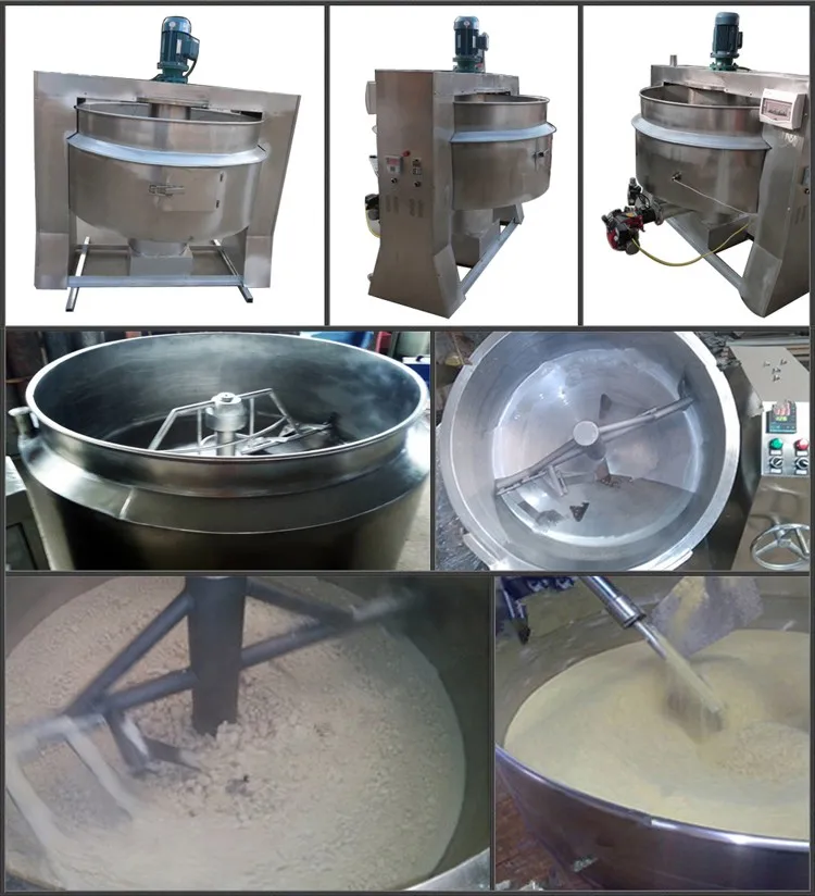 Firewood / Gas / Electric Cassava Flake Garri Fryer Cassava Gari Roasting Frying Machine
