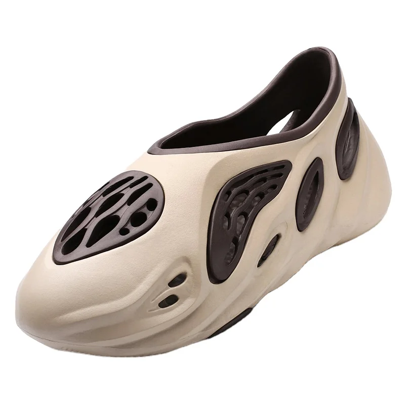 2021 Latest Most popular Manufacture good quality Factory Wholesale yeezy slides Foam Hole Runner Men shoes