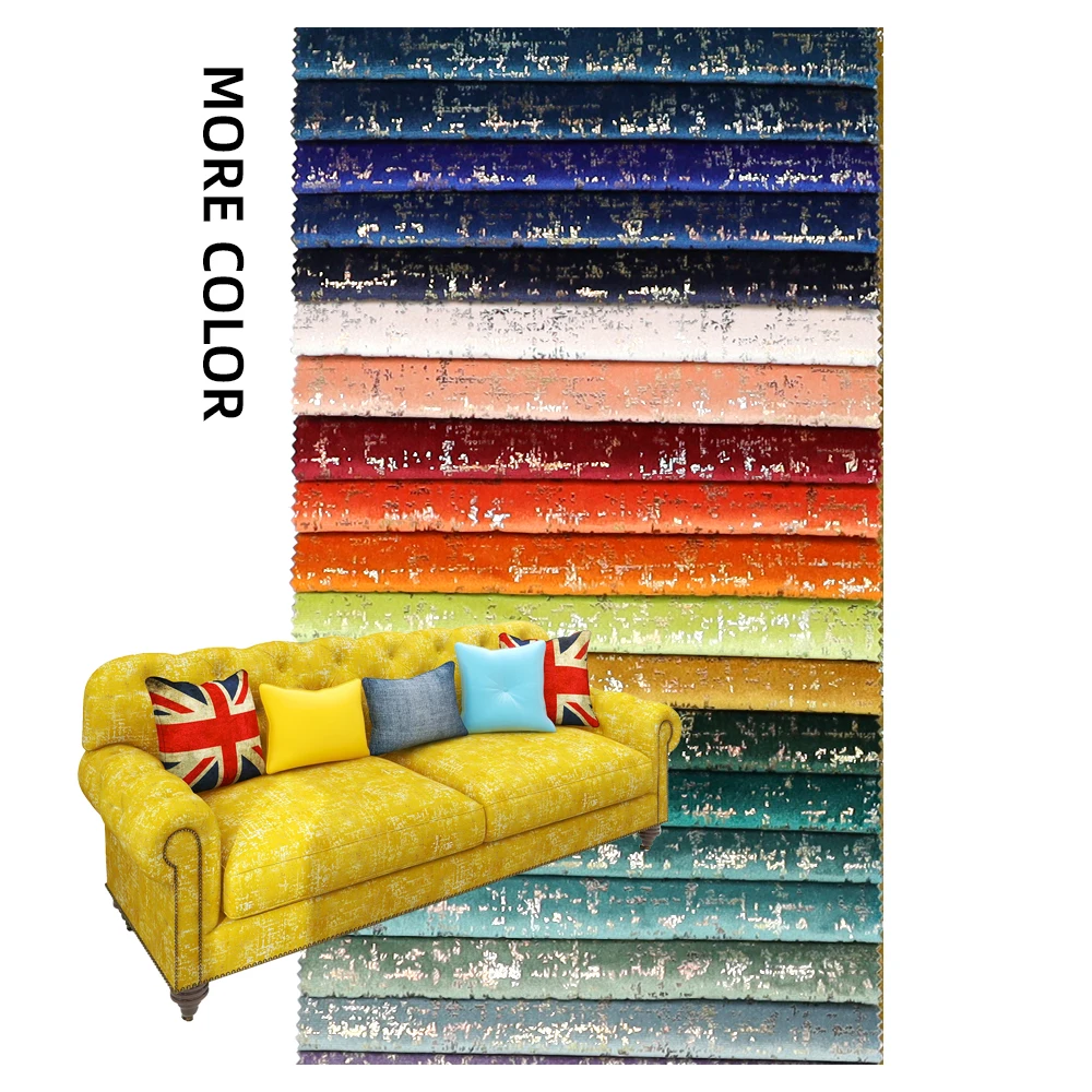 OKL36160 shaoxing american style holland grey upholstery polyester sofa fabric stock lot for india market