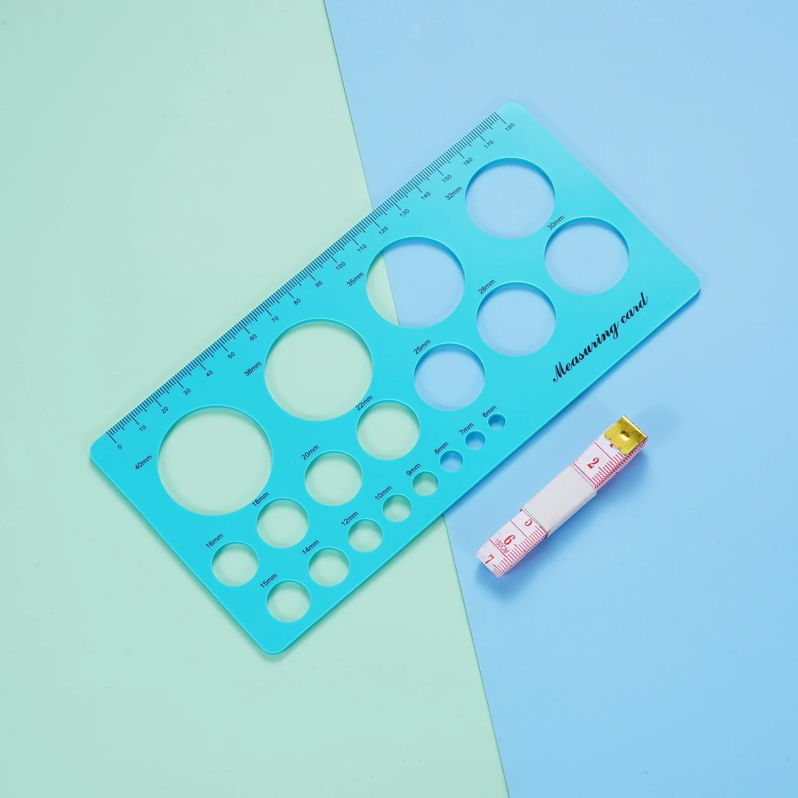 Custom Reusable Silicone Flange Nipple Measuring Ruler,Soft Silicone Flange Sizer Card For Nipples