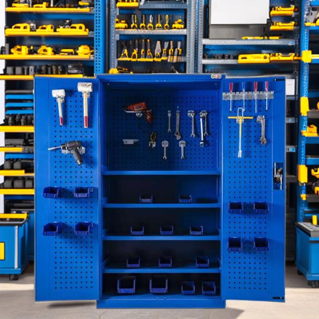 OEM Heavy Duty All-Inclusive Solution Cold Rolled Steel Tool Cabinet with Powder Coating Finish for Factories & Workshops