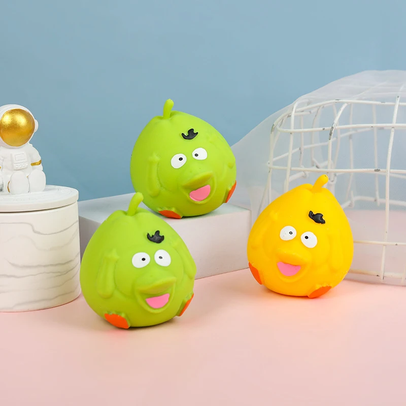 New Arrival Cute Duck Pear Stress Relief Toy Funny Squeezing Fidget Toys For Kids And Adults